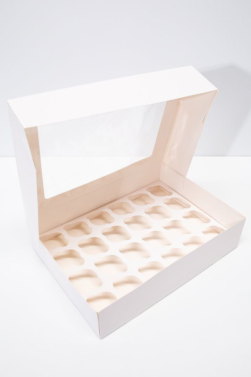 24 Mini Cupcake Box (100 Pack)